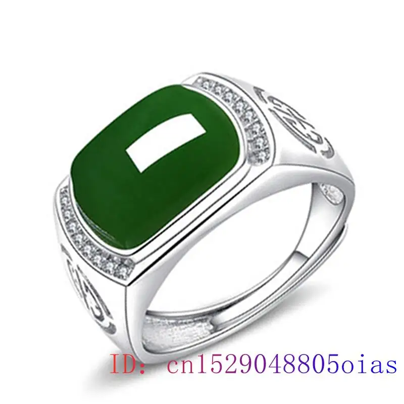 Rings - Yeşil Yeşim Yüzük Hediyeler Moda Erkekler