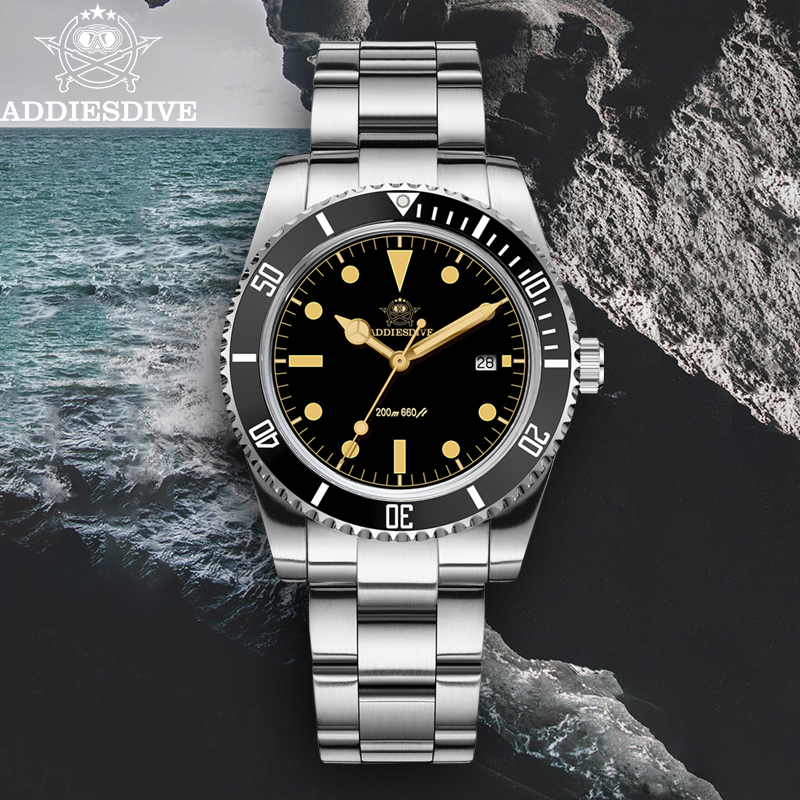Watch Accessories - ADDIESDIVE 39mm Erkekler İçin Sıcak Saat,