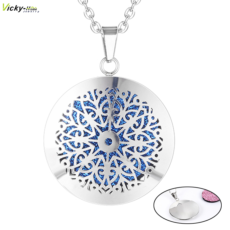 Heart Locket Necklace Photo - Yeni Basit Aromaterapi Uçucu Yağ Difüzörü
