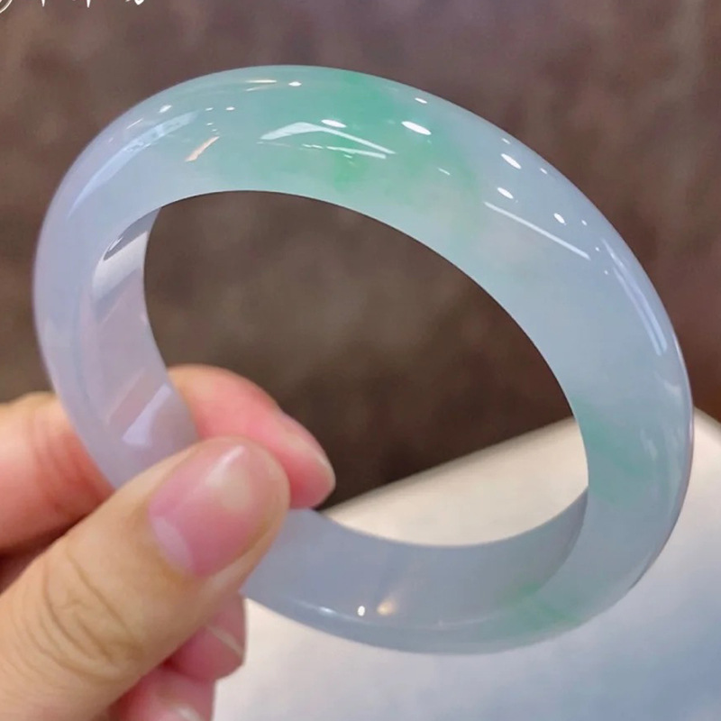 Bracelets - Doğal bilezik, buz gibi dokusu, üzerinde