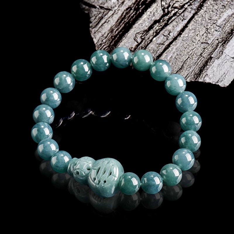 Bracelets - Myanmar Jadeite Kabak Bilezik Hediyeler Kadınlar