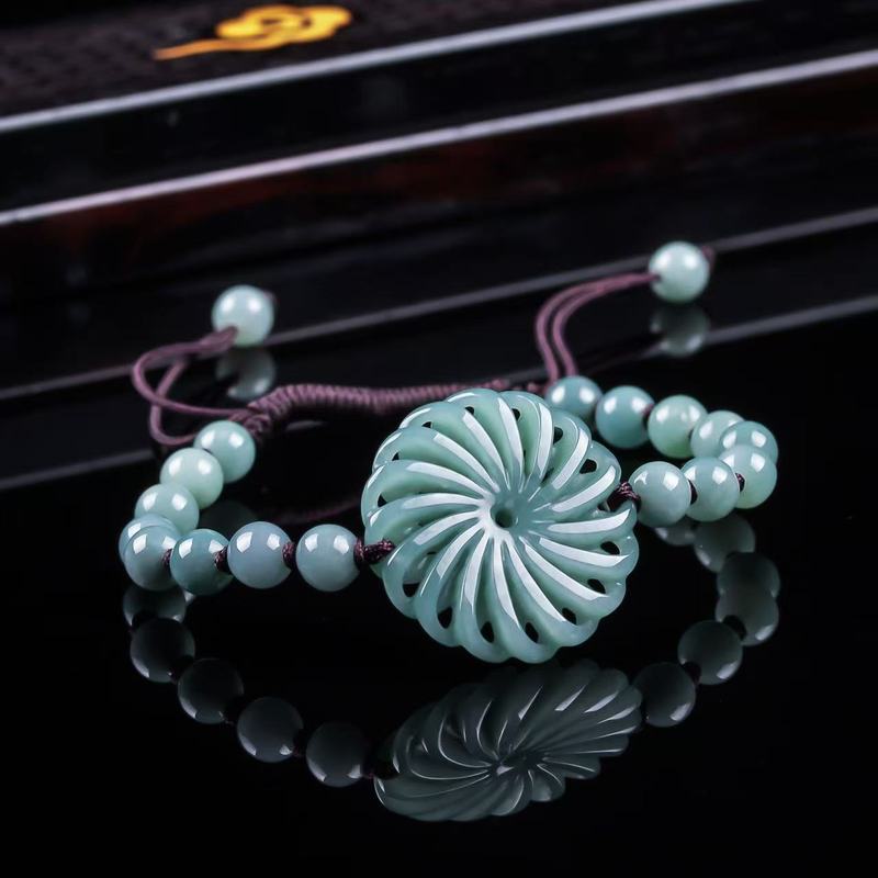 Bracelets - Doğal Yeşim A Sınıfı Şans Getiren,