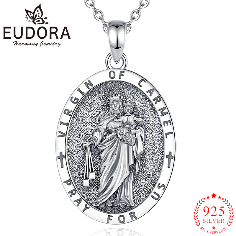 925 Sterling Silver Chain Necklace Men - Eudora 925 Ayar Gümüş Bakire Carmel