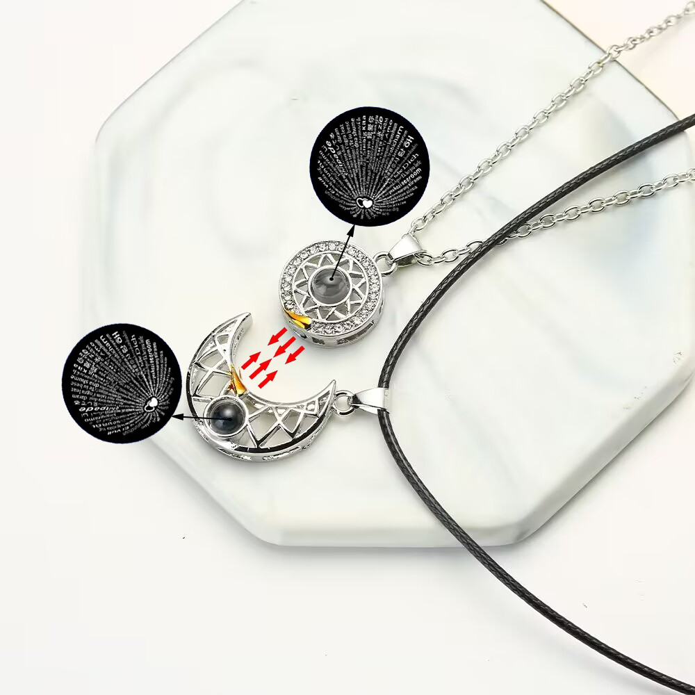 Moda çift eşleştirme kolye içi - Magnetic Couple Matching Necklaces incelemesi ve fiyatı