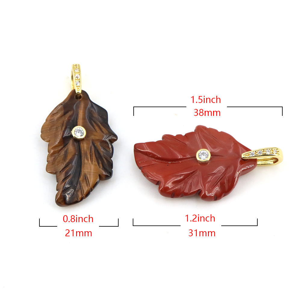 Trendy Yaprak Doğal Değerli Ta - Crystal Pendant Necklace Natural Stone incelemesi ve fiyatı