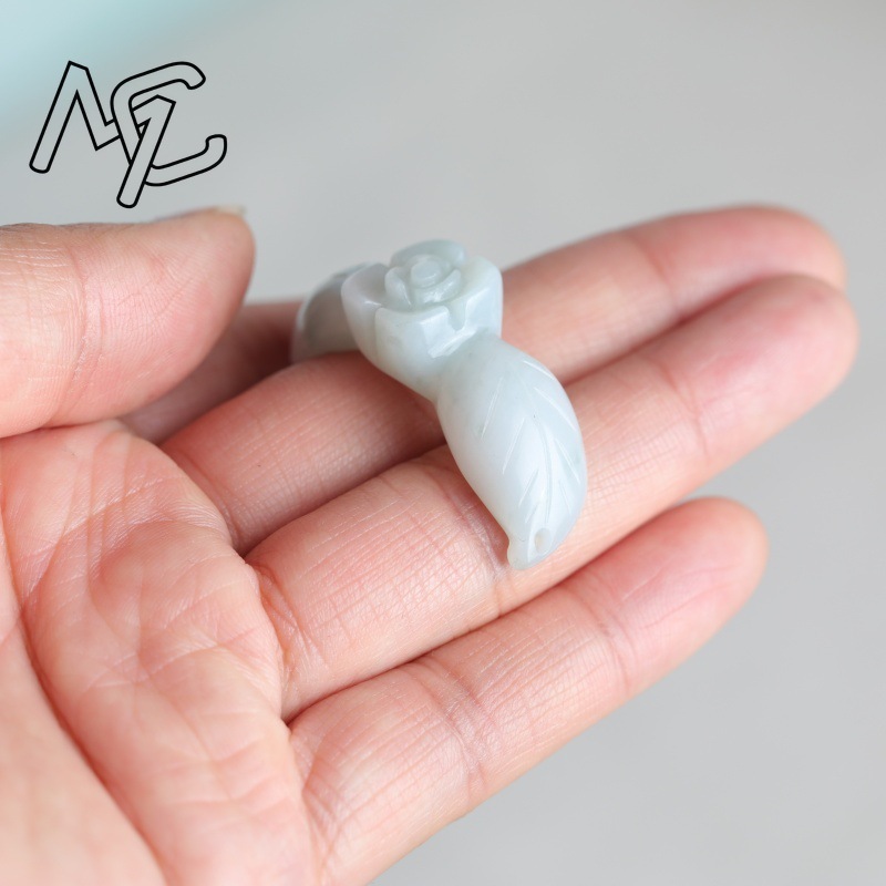 2 adet doğal beyaz jadeit yeşi - Earrings incelemesi ve fiyatı