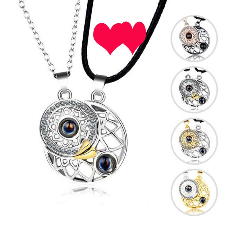 1 çift Manyetik Çift Eşleşen K - Magnetic Couple Matching Necklaces incelemesi ve fiyatı