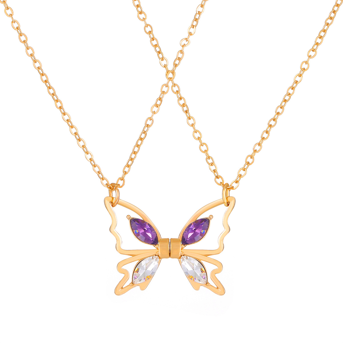 Sevgili BFF Manyetik Kelebek K - Magnetic Couple Matching Necklaces incelemesi ve fiyatı