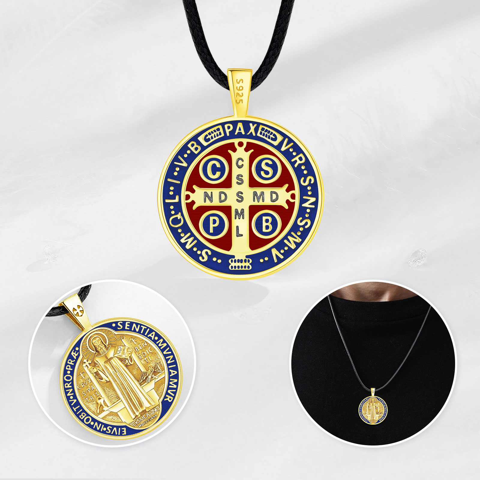 Eudora 925 Ayar Gümüş Aziz Ben - 925 Sterling Silver Chain Necklace Men incelemesi ve fiyatı