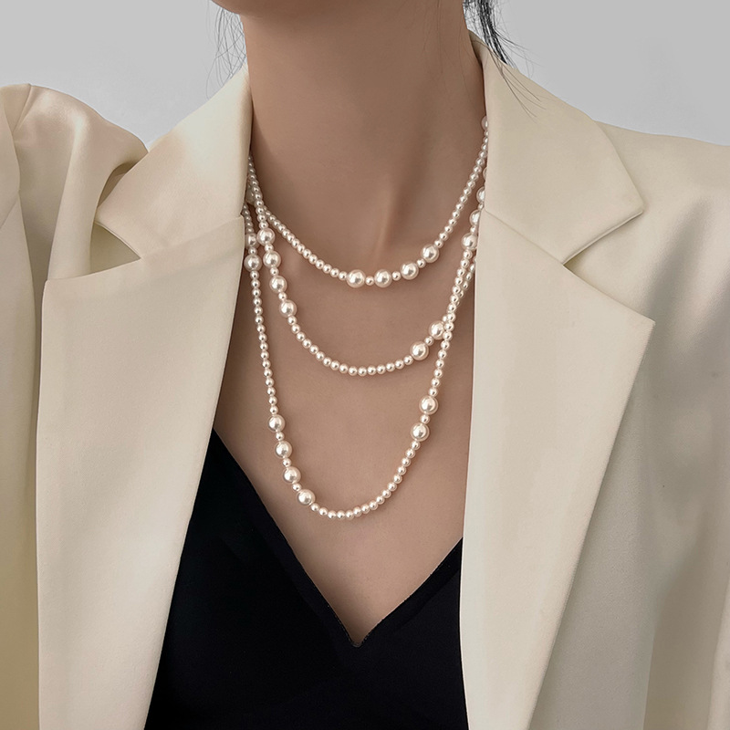 Kadınlar için Vintage uzun çok - Pearl Choker Necklace Vintage incelemesi ve fiyatı