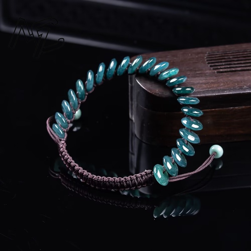 Doğal Gerçek Zümrüt Mavi Su Ab - Bracelets incelemesi ve fiyatı