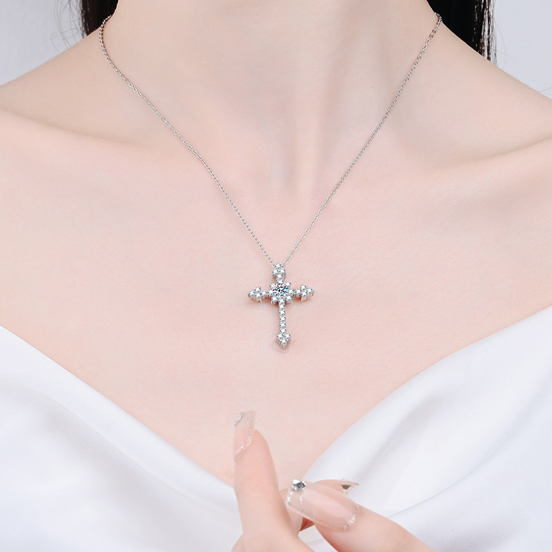 LioraGem Platinum PT950 Tam Pı - Cross Pendant Necklace Gold incelemesi ve fiyatı