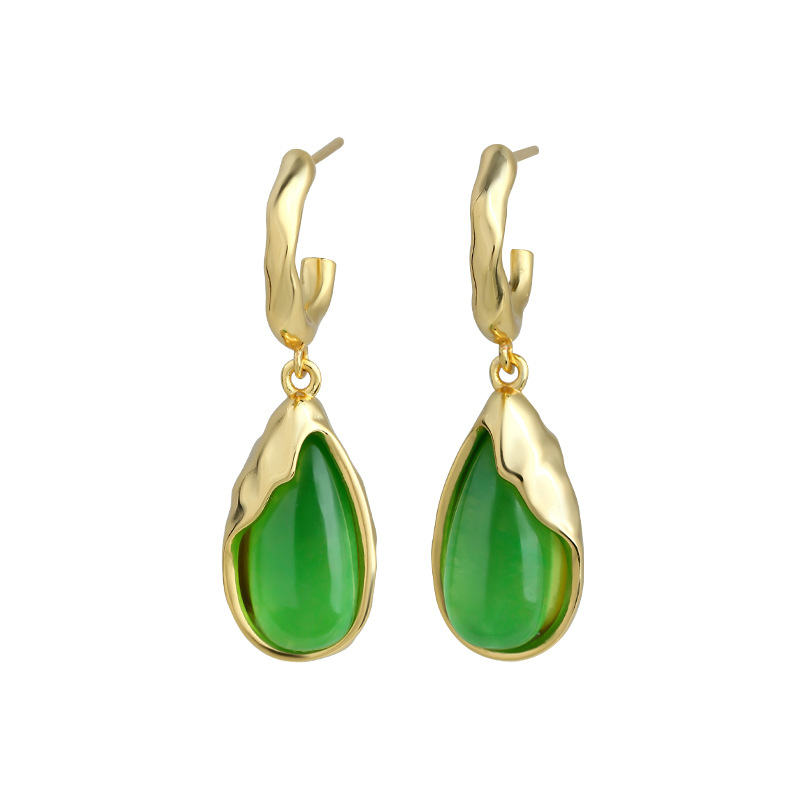 Yeşil Gerçek Yeşim Taşı Damla  - Earrings incelemesi ve fiyatı