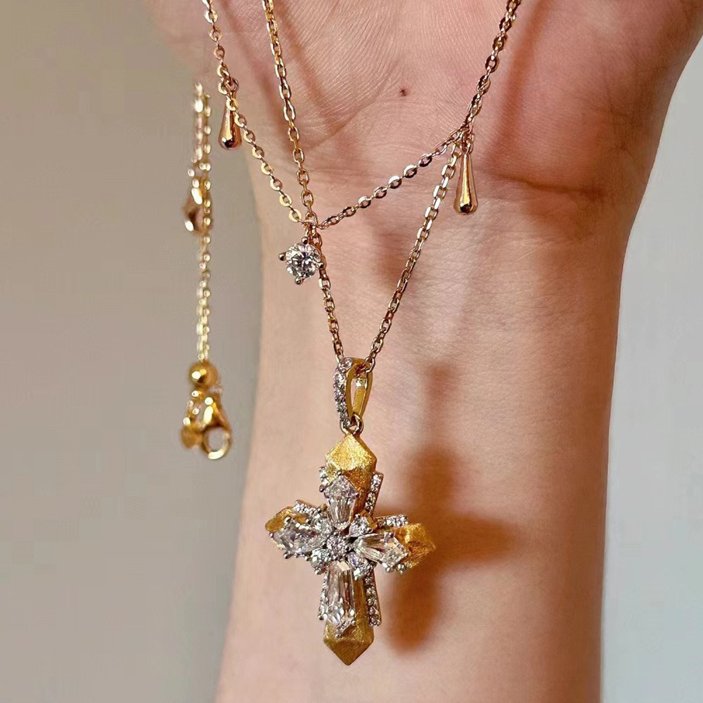 Vintage Vatikan Haç Kolye Koly - Cross Pendant Necklace Gold incelemesi ve fiyatı