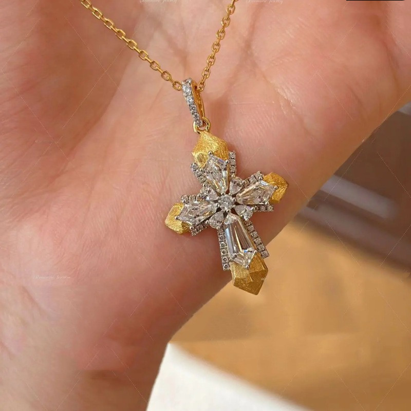 Vintage Vatikan Haç Kolye Koly - Cross Pendant Necklace Gold incelemesi ve fiyatı