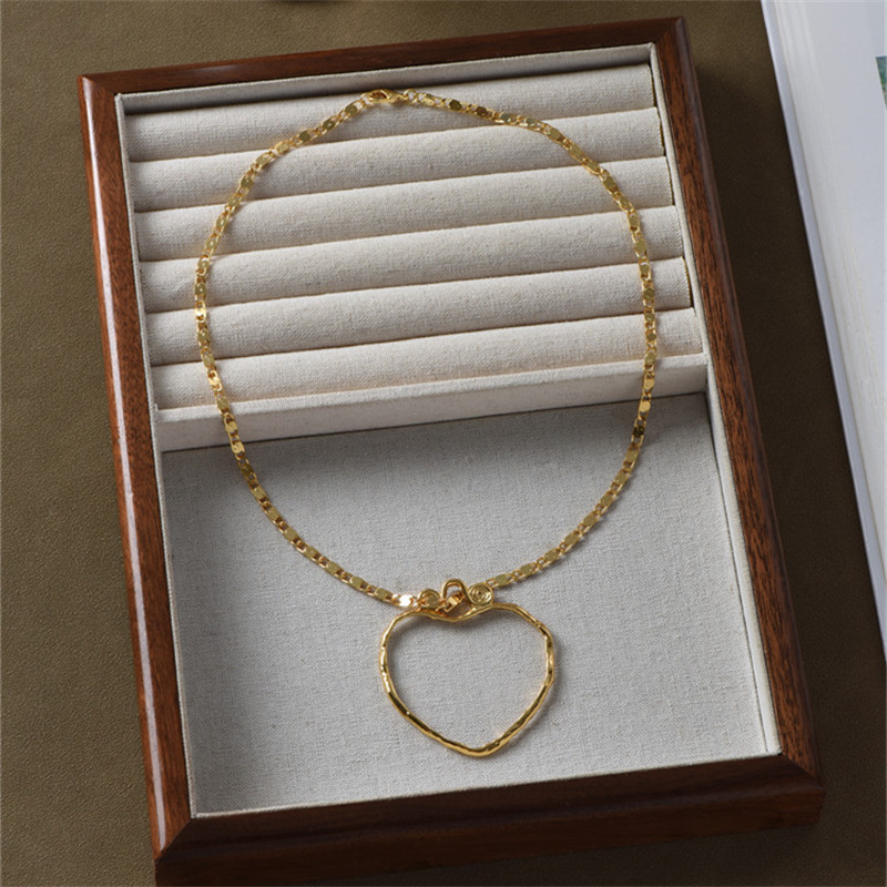 Avrupa Amerika Büyük Kalp Çift - Cross Pendant Necklace Gold incelemesi ve fiyatı