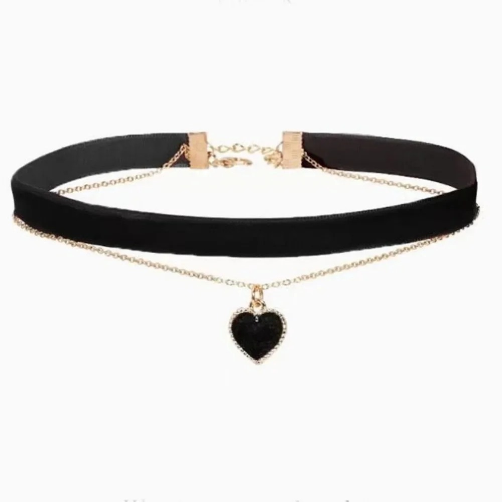 Çok Katmanlı Siyah Şeftali Kal - Layered Pendant Necklace Aesthetic incelemesi ve fiyatı