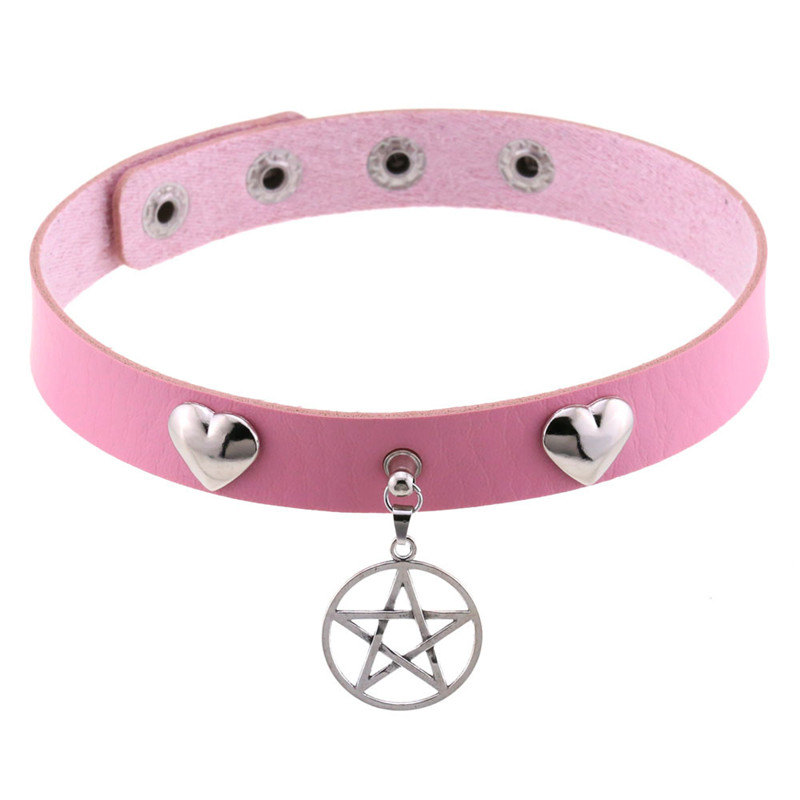 Punk Cadılar Bayramı Emo Cospl - Goth Punk Spike Choker incelemesi ve fiyatı