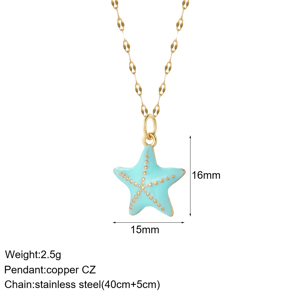 Sevimli Deniz Yıldızı Kabuk Di - Cross Pendant Necklace Gold incelemesi ve fiyatı