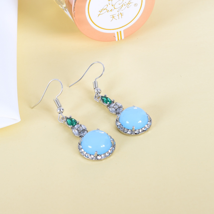 Mavi Doğal Yeşim Küpe Vintage  - Earrings incelemesi ve fiyatı