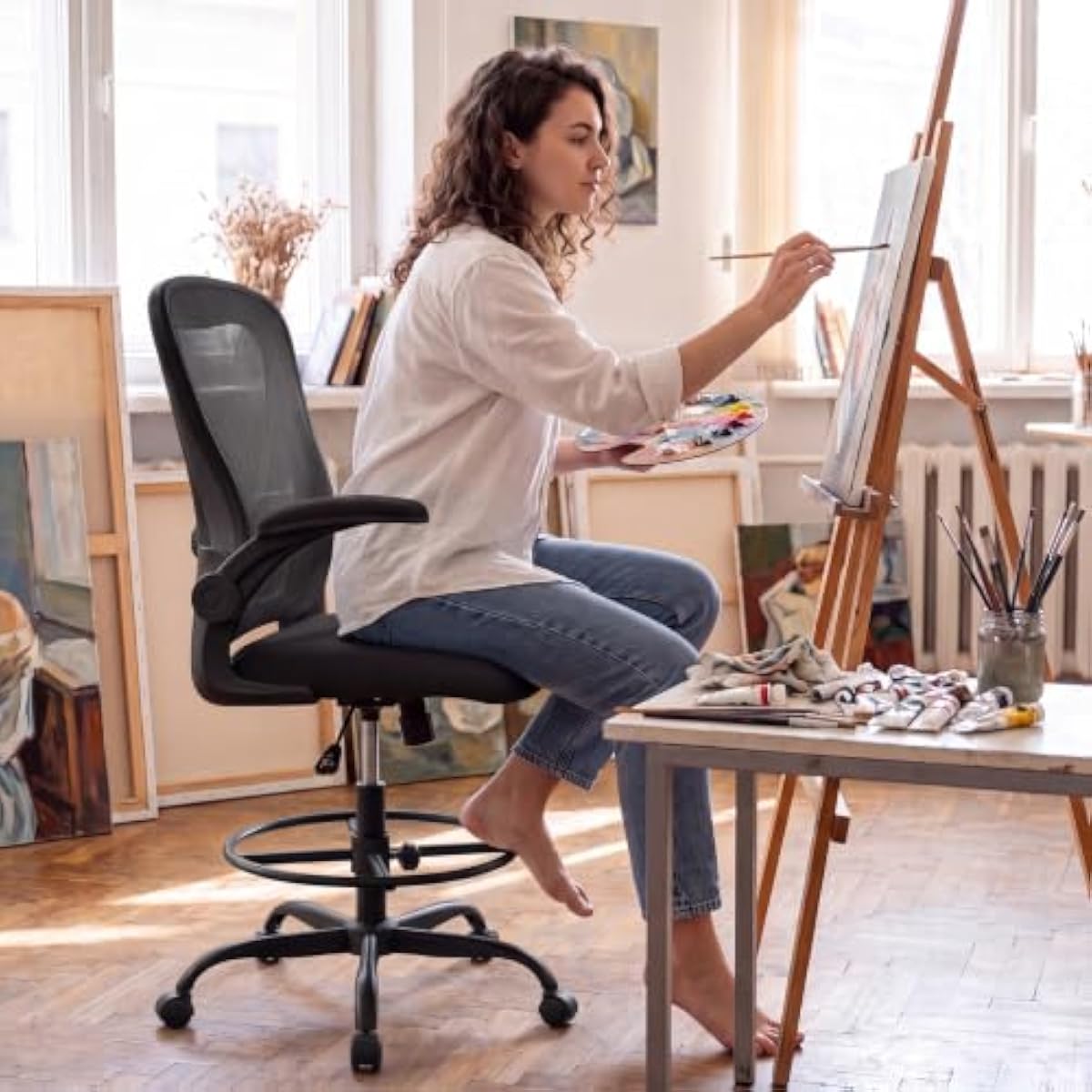 Ergonomik Yüksek Çizim Koltuğu - Rings incelemesi ve fiyatı