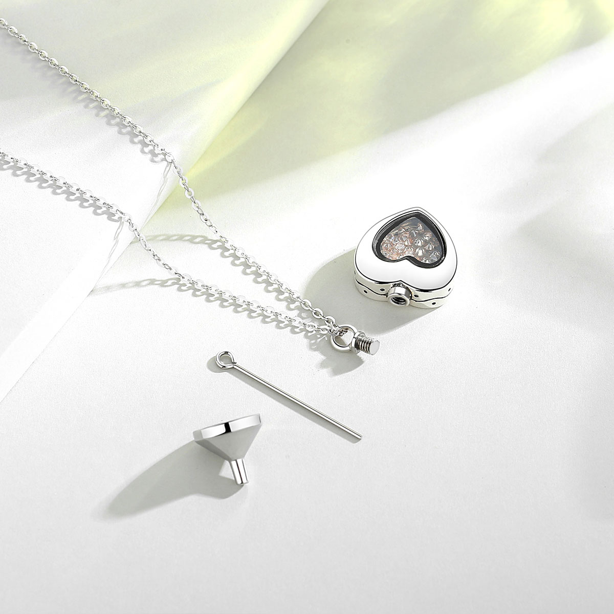 Eudora Gümüş Kalp Madalyon Kal - Heart Locket Necklace Photo incelemesi ve fiyatı