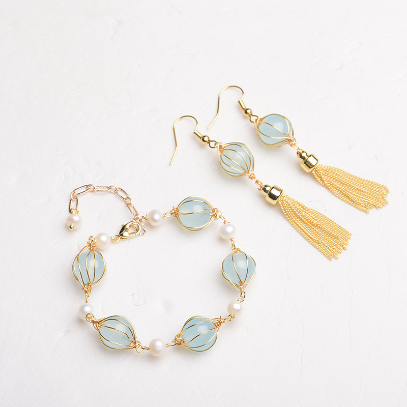 Mavi Doğal Yeşim Boncuk Küpe M - Earrings incelemesi ve fiyatı