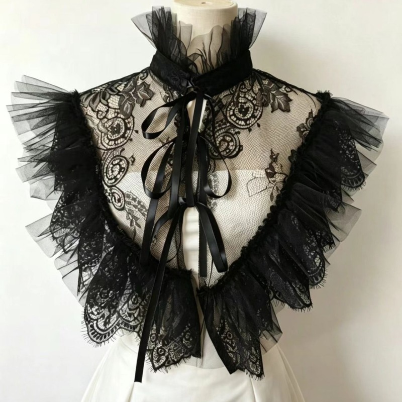 Gotik Tarzı Dantel Tül Sahte Y - Necklaces incelemesi ve fiyatı