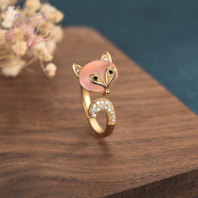 Pembe Doğal Yeşim Tilki Yüzükl - Rings incelemesi ve fiyatı