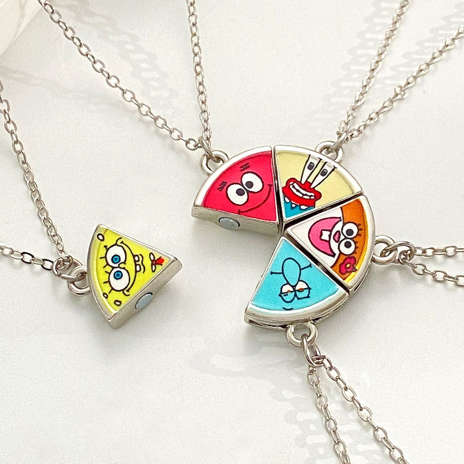 Sevimli Patrick Star Pizza Mık - Anime Pendant Necklace incelemesi ve fiyatı