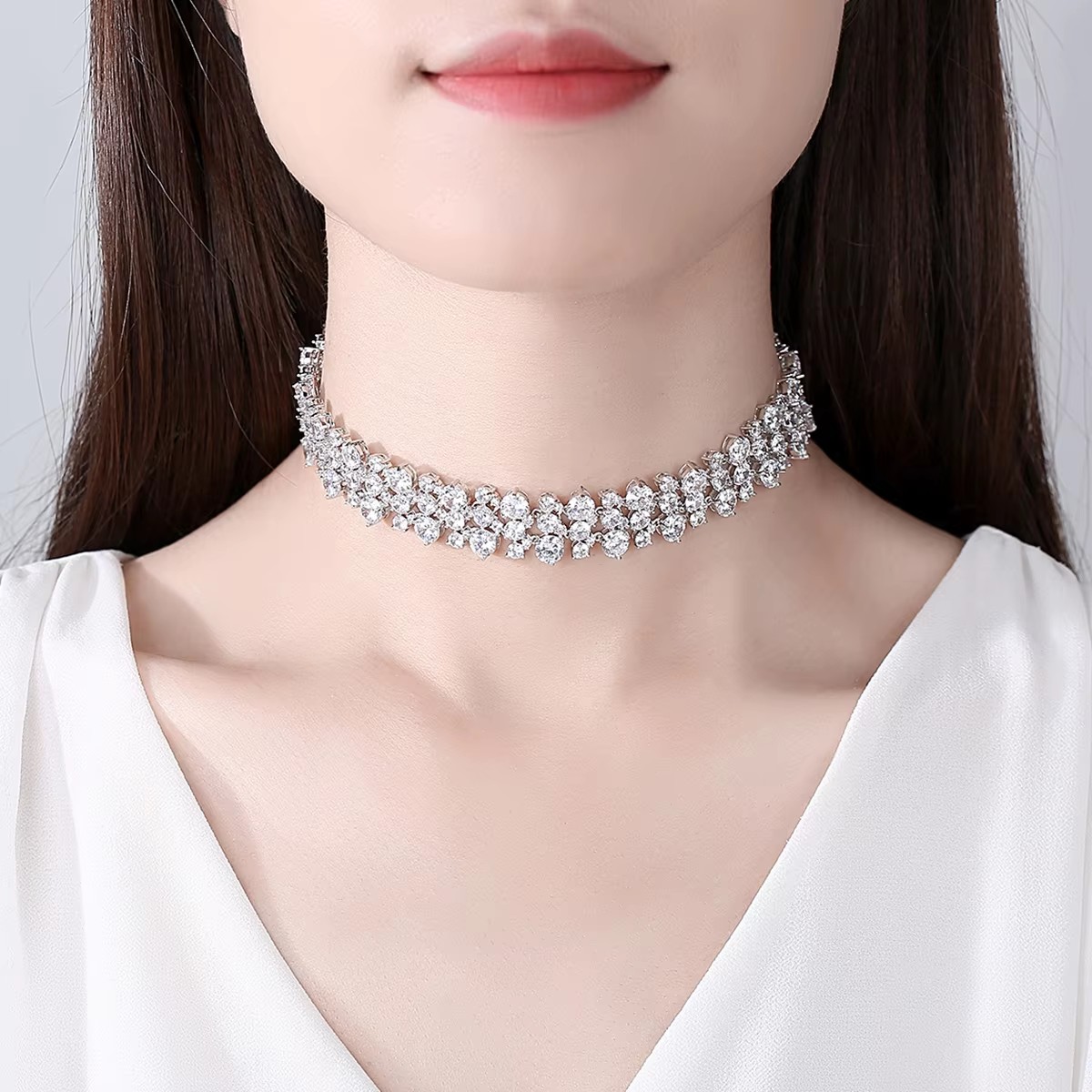 LUOTEEMI Üç Katmanlar Kübik Zi - Layered Pendant Necklace Aesthetic incelemesi ve fiyatı