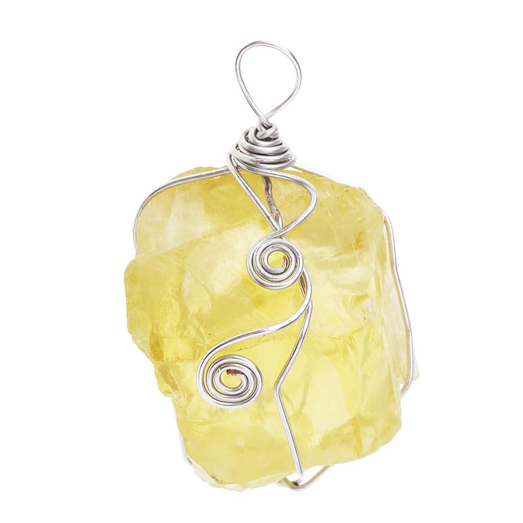 Sitrin Kolye Doğal Sarı Krista - Crystal Pendant Necklace Natural Stone incelemesi ve fiyatı