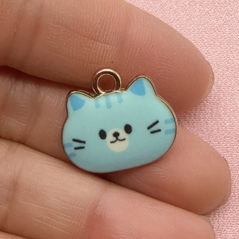 12 adet Baskılı Kedi Kafası Al - Earrings incelemesi ve fiyatı