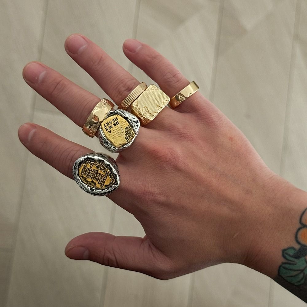 Parmak Yüzükleri Seti, 6 Adet/ - Vintage Punk Knuckle Rings Set incelemesi ve fiyatı